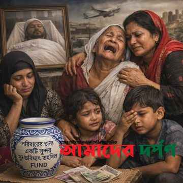 ai generated image to display স্বপ্ন নিয়ে গিয়েছিল, ফিরছে নিথর দেহ ! প্রবাসে আজগরের মৃত্যু, লাশ আনতেও অসহায় পরিবার ?