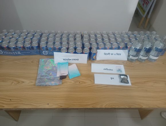 গাজীপুরে ভাওয়াল রিসোর্টে যৌথ অভিযান: মাদকসহ গ্রেফতার ৬