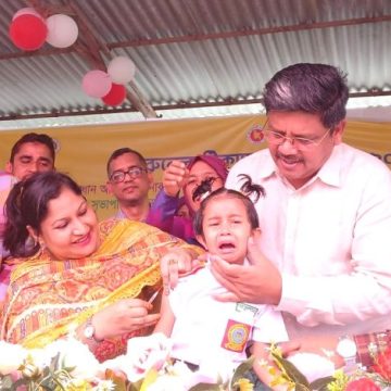 গাজীপুর সিটি কর্পোরেশনের উদ্যোগে হাম -রুবেলার টিকাদান ক্যাম্পেইন উদ্বোধন