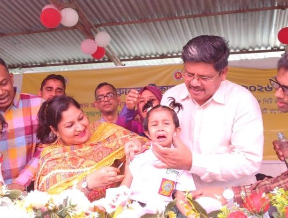 গাজীপুর সিটি কর্পোরেশনের উদ্যোগে হাম -রুবেলার টিকাদান ক্যাম্পেইন উদ্বোধন