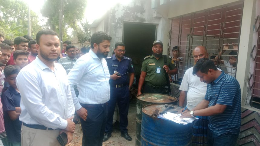 ভেড়ামারায় অবৈধভাবে মজুদকৃত ডিজেল জব্দ ১০ হাজার জরিমানা ও ন্যায্য দামে কৃষকদের মাঝে বিতরণের সিদ্ধান্ত
