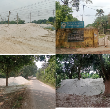 ভেড়ামারা প্রভাবশালী মহলের দাপট: অবৈধ বালু উত্তোলন ও রাস্তা দখলে অতিষ্ঠ জনজীবন