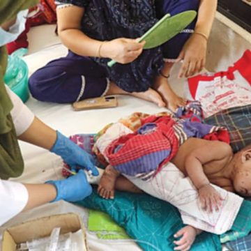 গাজীপুরে হাম ভয়াবহ রূপ নিচ্ছে, আইসিইউ সংকটে বিপাকে অভিভাবকরা