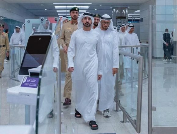 দুবাই আন্তর্জাতিক বিমানবন্দর পরিদর্শনে ক্রাউন প্রিন্স শেখ হামদান