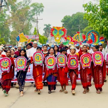 শ্রীপুরে নানা আয়োজনের মধ্য দিয়ে বাংলা নববর্ষ উদ্‌যাপিত