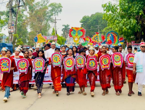 শ্রীপুরে নানা আয়োজনের মধ্য দিয়ে বাংলা নববর্ষ উদ্‌যাপিত