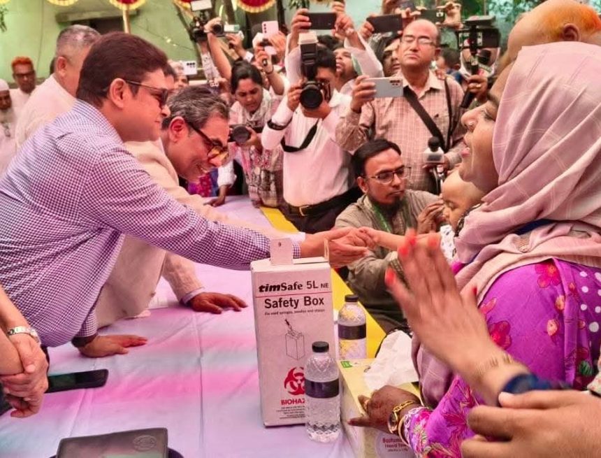 গাজীপুরে জরুরি হাম-রুবেলা টিকাদান কর্মসূচির উদ্বোধন করলেন স্বাস্থ্য প্রতিমন্ত্রী