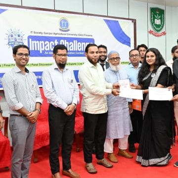 গাকৃবিতে ১৯ বিশ্ববিদ্যালয়ের অংশগ্রহণে ইমপ্যাক্ট চ্যালেঞ্জ প্রতিযোগিতা অনুষ্ঠিত