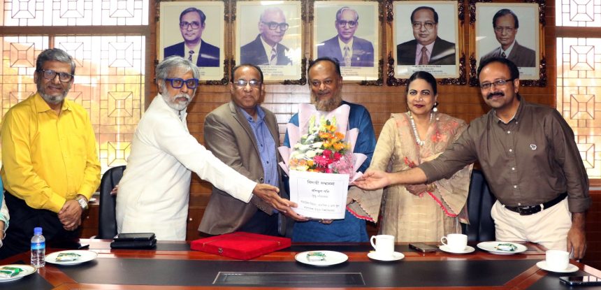 বাউবিতে রশিদুল গনির আবেগঘন বিদায় সংবর্ধনা