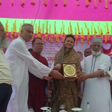 সংবর্ধনা অনুষ্ঠান থেকে বরিশাল এয়ারপোর্টকে আন্তর্জাতিক মানের এয়ারপোর্ট করার দাবী এমপি জেবা’র