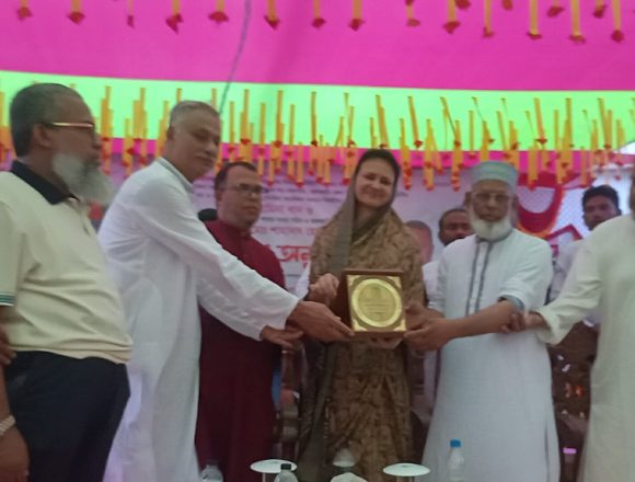 সংবর্ধনা অনুষ্ঠান থেকে বরিশাল এয়ারপোর্টকে আন্তর্জাতিক মানের এয়ারপোর্ট করার দাবী এমপি জেবা’র