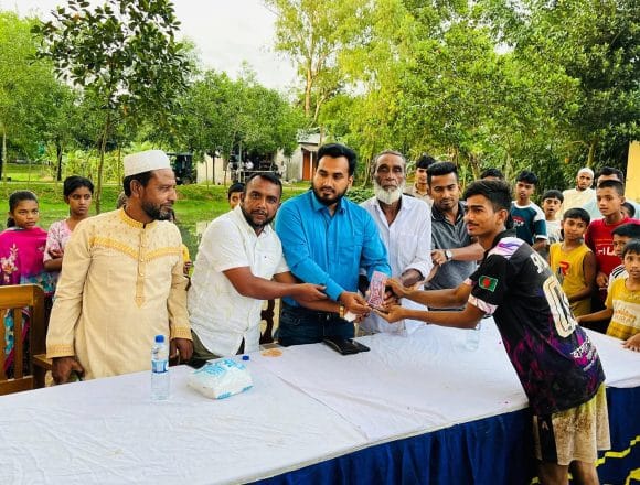 উজিলাব ফুটবল টুর্নামেন্টে প্রধান অতিথি সম্ভাব্য কাউন্সিলর পদপ্রার্থী মেহেদী হাসান সরকার: সর্বস্তরের জনগণকে ঈদের আগাম শুভেচ্ছা
