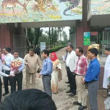রংপুর চিড়িয়াখানা প্রকল্প এলাকা পরিদর্শন