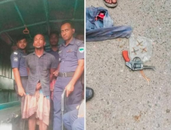 14732 (1) ভেড়ামারায় অস্ত্র ও ১২ রাউন্ড গুলিসহ মমিনুল ওরফে সওদাগর গ্রেফতার