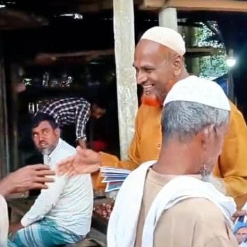 শ্রীপুরে তেলিহাটি ইউনিয়নে চেয়ারম্যান প্রার্থী হিসেবে প্রচারণায় শাহজাহান মোড়ল