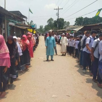 মাদকমুক্ত সমাজ গড়ার প্রত্যয়: রাজারহাটের ঘড়িয়ালডাঙ্গা ইউপি’র কমিটির সচেতনতামূলক সভা