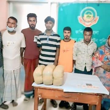 গাজীপুরে মাদকদ্রব্য ইয়াবা ও গাঁজাসহ আটক ৭