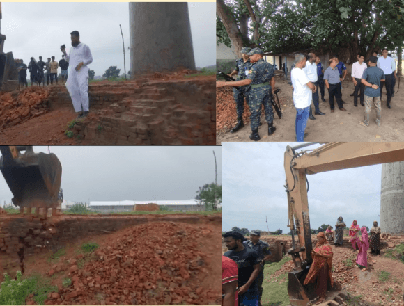 23918 ভেড়ামারায় অবৈধ ইটভাটার কিলন গুঁড়িয়ে দিল পরিবেশ অধিদপ্তর, ২ লাখ টাকা জরিমানা