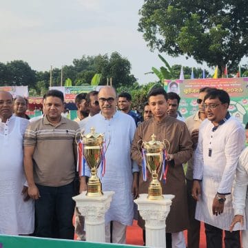 ‎ধরমপুরে জমকালো আয়োজনে বেগম খালেদা জিয়া স্মৃতি ফুটবল টুর্নামেন্টের শুভ উদ্বোধন