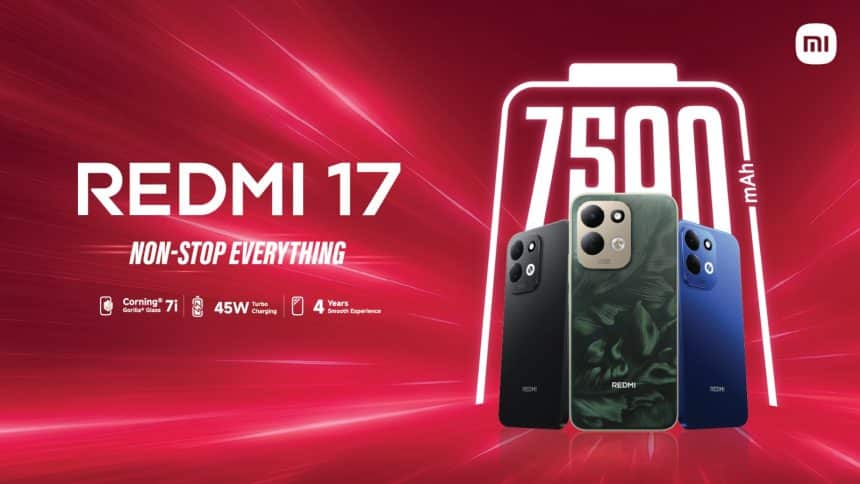 Xiaomi Launches REDMI 17: Bigger Battery & Stronger Protection