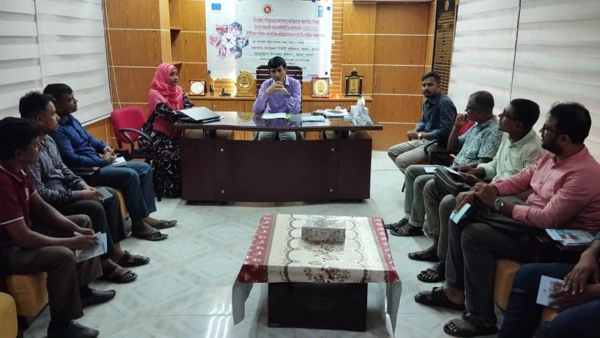 কয়রায় গ্রাম আদালত ব্যবস্থাপনা কমিটির সভা
