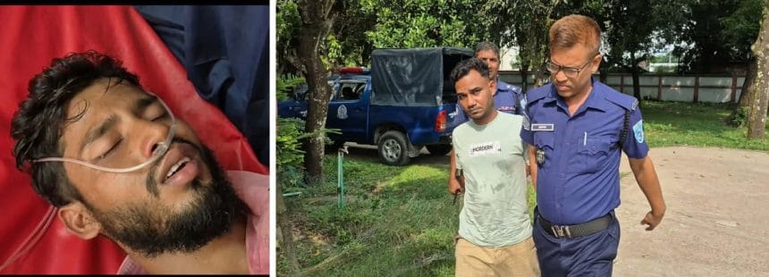 ঠাকুরগাঁওয়ে সাংবাদিক রকিবুলের ওপর অতর্কিত হামলা, যুবক আটক