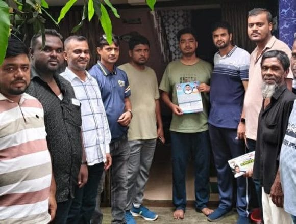 মানুষের ভালোবাসায় সিক্ত হয়ে ফিরলেন মেয়র পদপ্রার্থী ইমদাদুল হক ইমদাদ