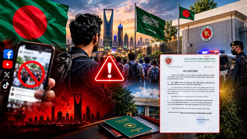 সৌদি আরবে প্রবাসীদের জন্য বাংলাদেশ দূতাবাসের অতি জরুরি সতর্কবার্তা, মানতে হবে যেসব নির্দেশনা