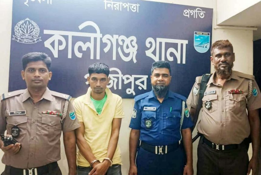 গাজীপুরে পুলিশের অভিযানে ১৫১ পিস ইয়াবাসহ গ্রেপ্তার ১